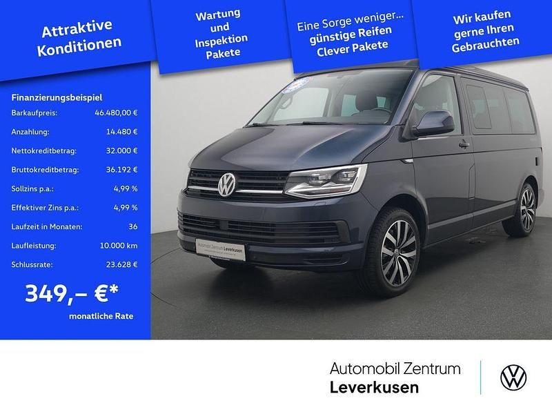 Blau Gebraucht 2019 VW California Beach Van | 46.480 € (Guter Preis) - Bild 1/4