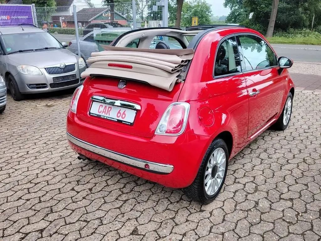 Gebraucht Fiat 500 Lounge 69 PS (50 kW) 2012 Rot Cabrio