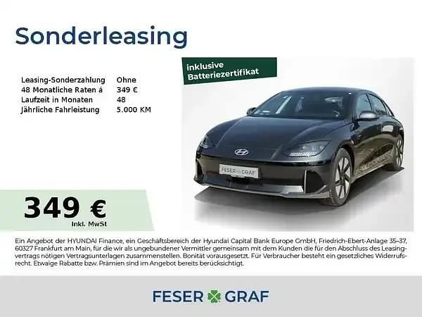Nocturne gray Gebraucht 2024 Hyundai Ioniq 6 Dynamiq Limousine | 31.990 € (Fairer Preis) - Bild 1/4