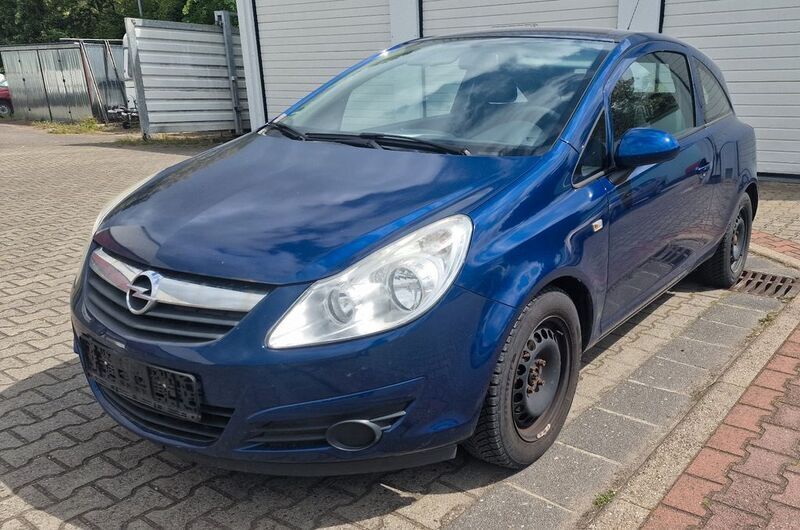 Blau Gebraucht 2009 Opel Corsa Edition Limousine | 1.999 € (Superpreis) - Bild 1/4