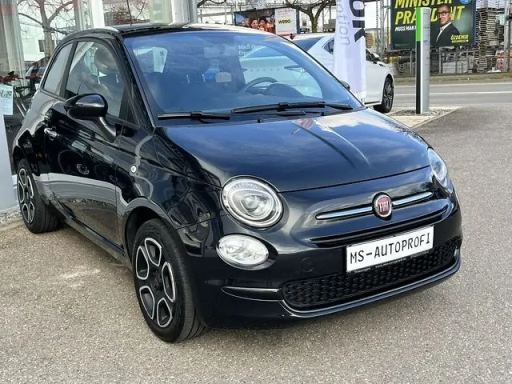 Gebraucht Fiat 500 69 PS (50 kW) 2022 Vesuvio schwarz (metallic) Limousine