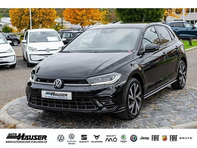 Schwarz Gebraucht 2022 VW Polo R-line Kleinwagen | 21.799 € (Fairer Preis) - Bild 1/4