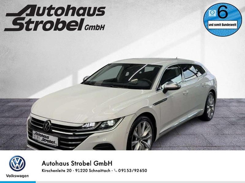 Pure white Gebraucht 2021 VW Arteon Elegance Coupé | 31.990 € (Teuer) - Bild 1/3