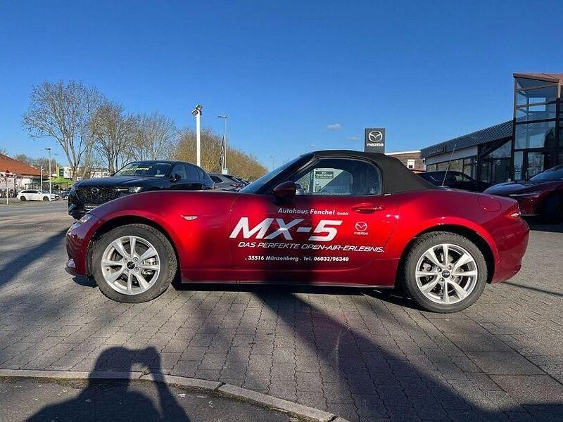 Gebraucht Mazda MX5 Exclusive-Line 132 PS (97 kW) 2025 Soul red crystal m Cabrio
