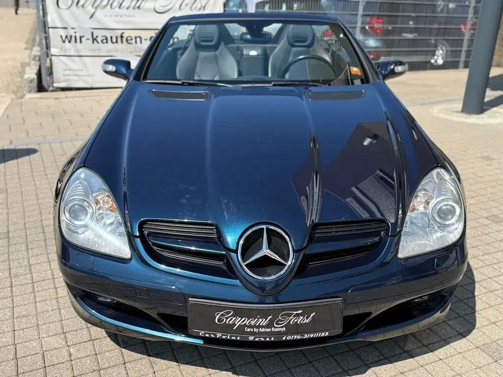 Gebraucht Mercedes SLK350 272 PS (200 kW) 2006 Blau Cabrio