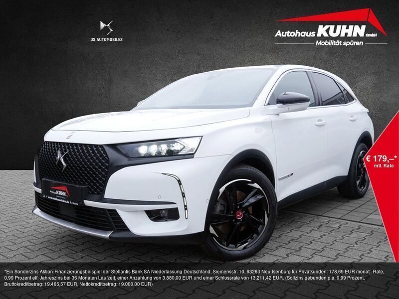 Weiss Gebraucht 2021 DS Automobiles DS7 Crossback Performance Line Plus SUV | 22.880 € (Fairer Preis) - Bild 1/3