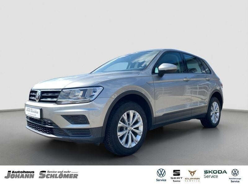 Silber Gebraucht 2016 VW Tiguan Trendline SUV | 24.700 € (Teuer) - Bild 1/4
