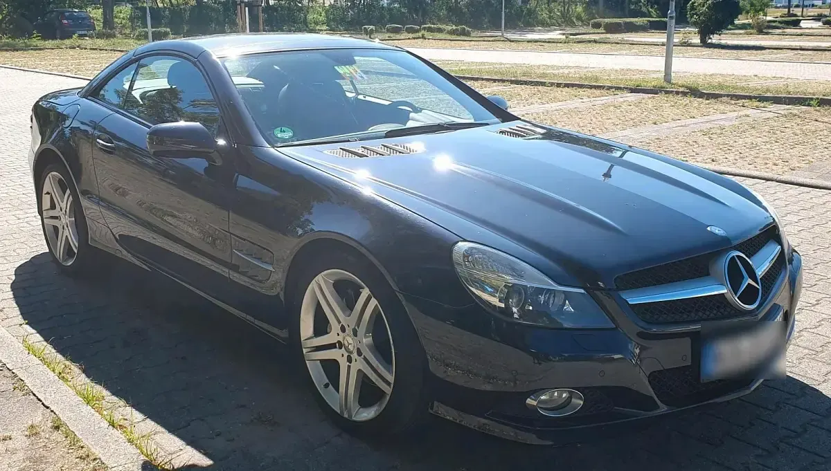 Gebraucht Mercedes SL280 231 PS (169 kW) 2009 Blau Cabrio