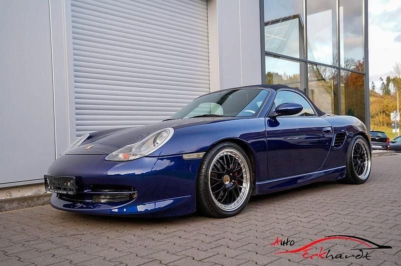 Blau Gebraucht 2002 Porsche 986 Boxster Cabrio | 23.000 € (Etwas zu teuer) - Bild 1/4