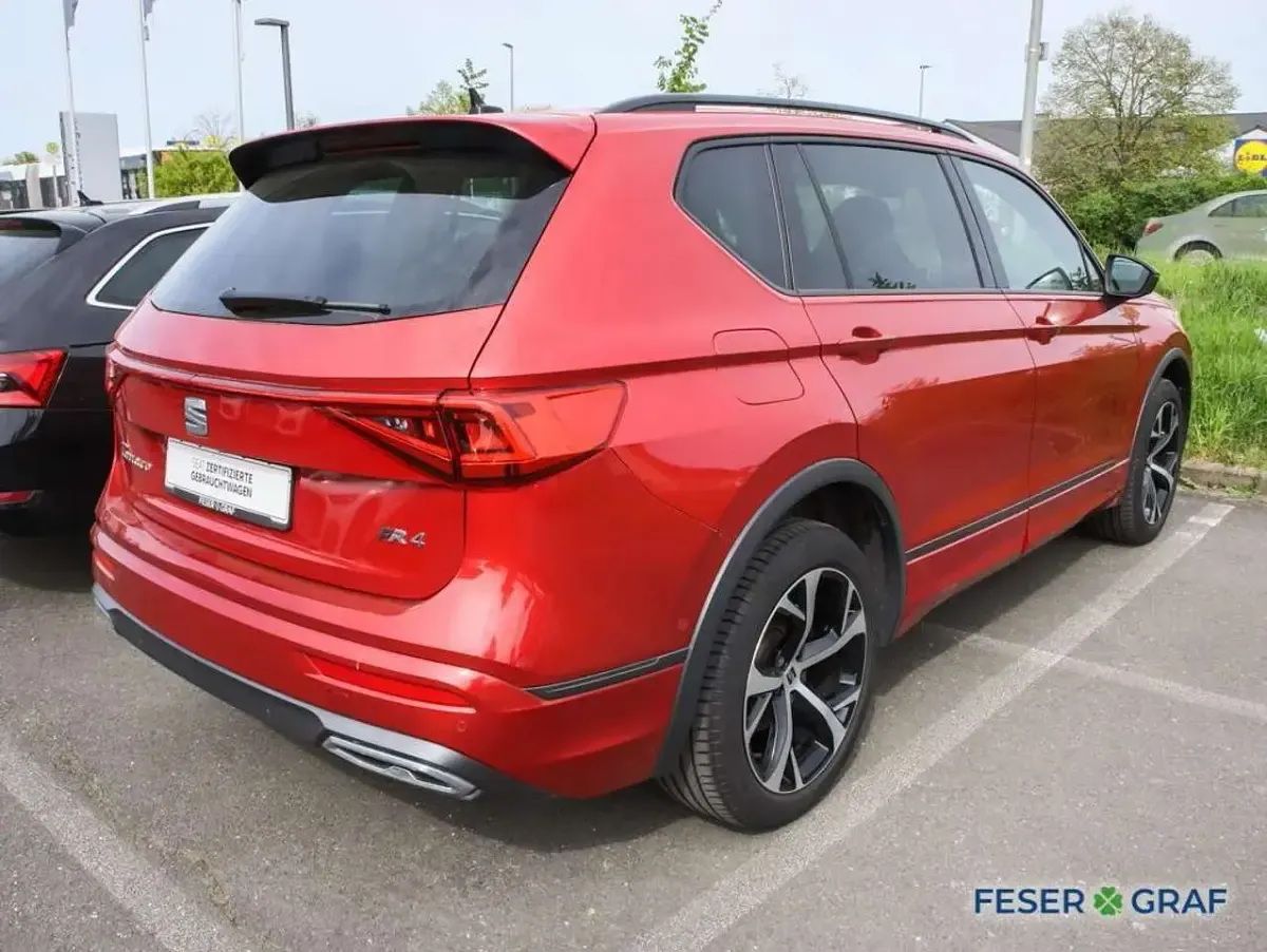Gebraucht Seat Tarraco FR 200 PS (147 kW) 2023 Merlot rot metallic SUV