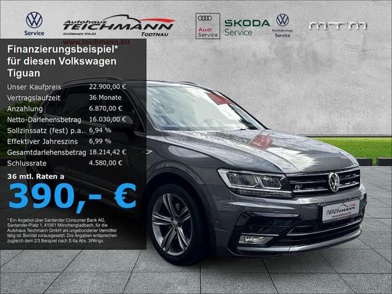 Indiumgrau metallic Gebraucht 2017 VW Tiguan Highline SUV | 22.900 € (Teuer) - Bild 1/4