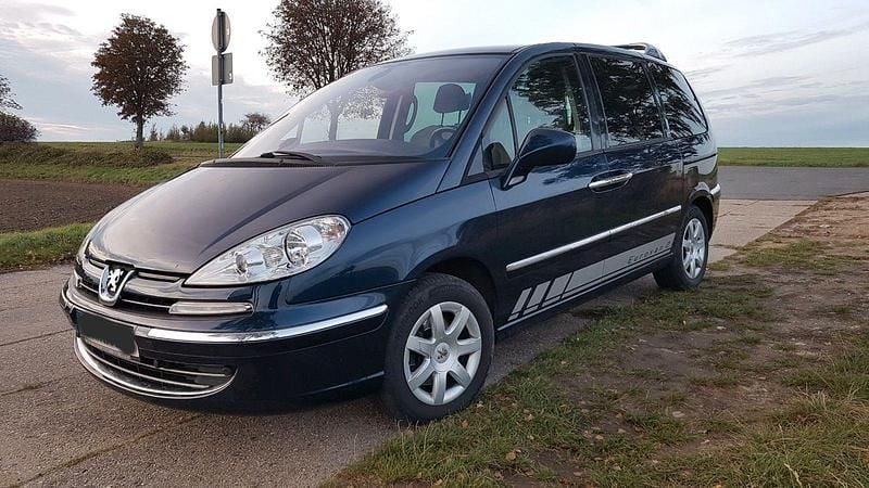 Blau Gebraucht 2010 Peugeot 807 Premium Van / Kleinbus | 2.650 € (Superpreis) - Bild 1/4