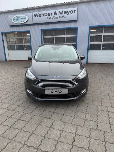 Grau Gebraucht 2018 Ford C-MAX Titanium Van / Kleinbus | 14.900 € (Teuer) - Bild 1/4