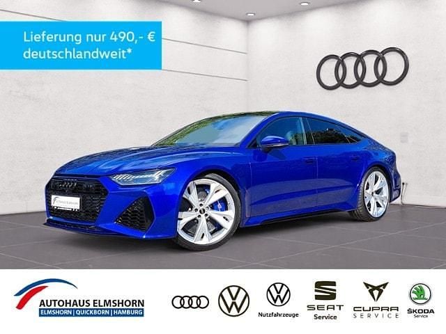 Ultrablau metallic Gebraucht 2023 Audi RS7 Sportback Sport Kleinwagen | 109.940 € (Superpreis) - Bild 1/3