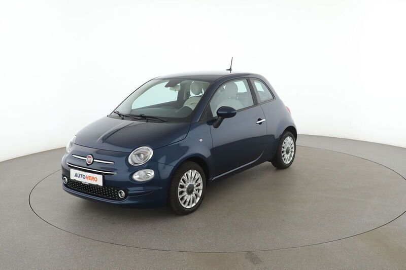 Blau Gebraucht 2020 Fiat 500 Lounge Limousine | 11.190 € (Fairer Preis) - Bild 1/4