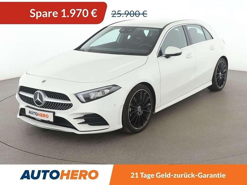 Polarweiss Gebraucht 2020 Mercedes A180 AMG line Limousine | 23.510 € (Guter Preis) - Bild 1/3
