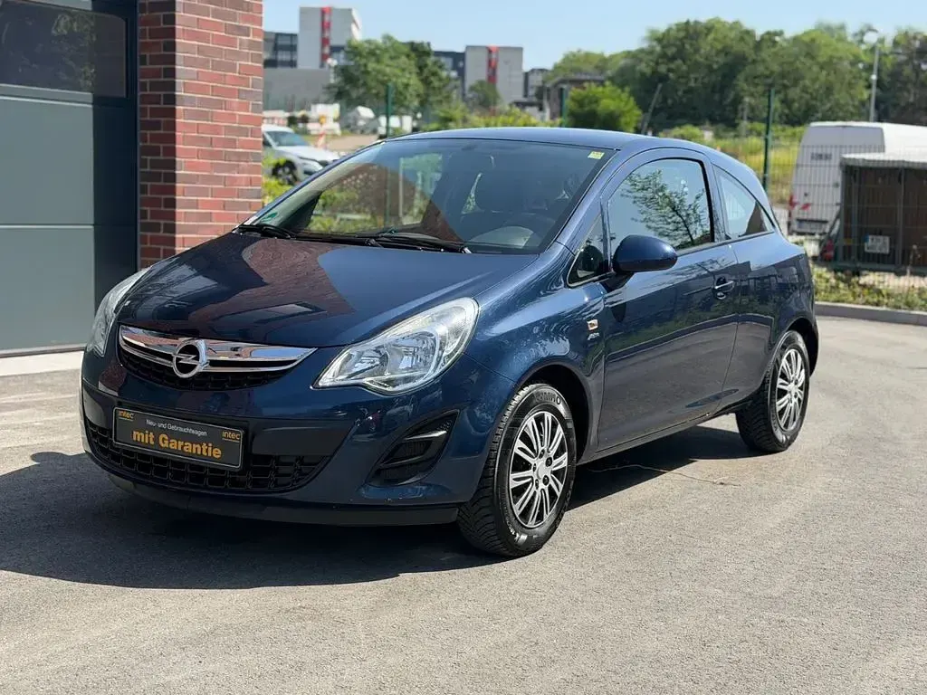 Gebraucht Opel Corsa Active 69 PS (50 kW) 2013 Blau Kleinwagen