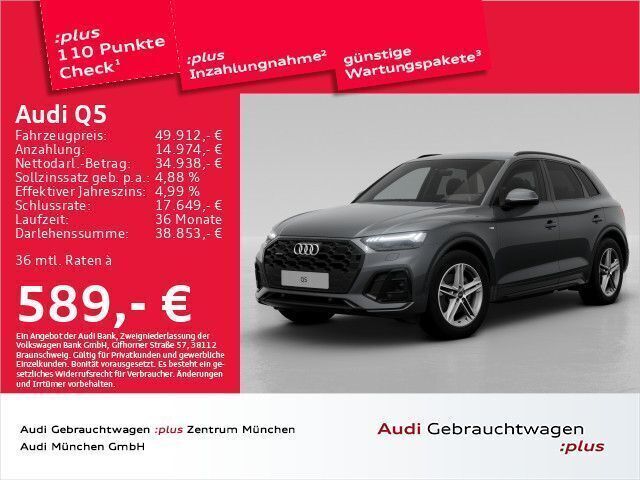 Daytonagrau perleffekt Gebraucht 2024 Audi Q5 Ambiente SUV | 49.373 € (Etwas zu teuer) - Bild 1/2