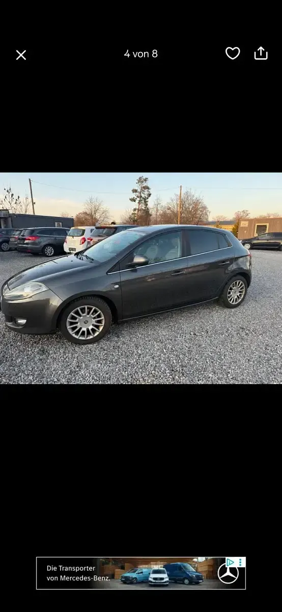 Gebraucht Fiat Bravo 120 PS (88 kW) 2011 Grau Kleinwagen