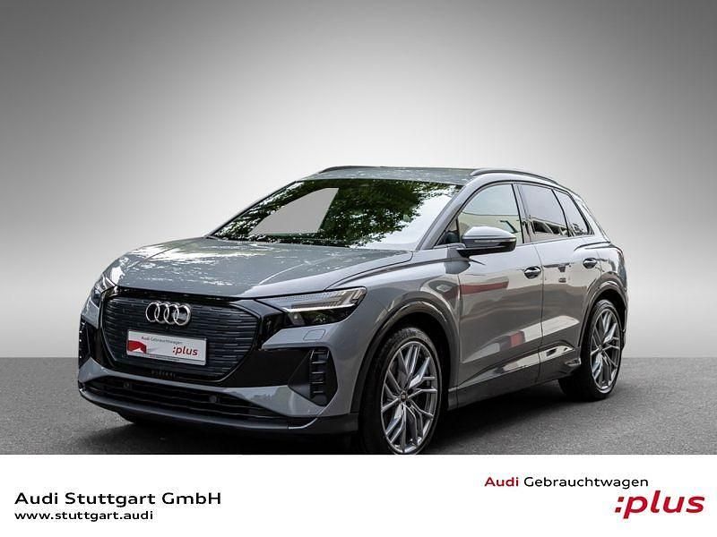 Grau Gebraucht 2022 Audi Q4 e-tron S-Line SUV | 31.430 € (Guter Preis) - Bild 1/4
