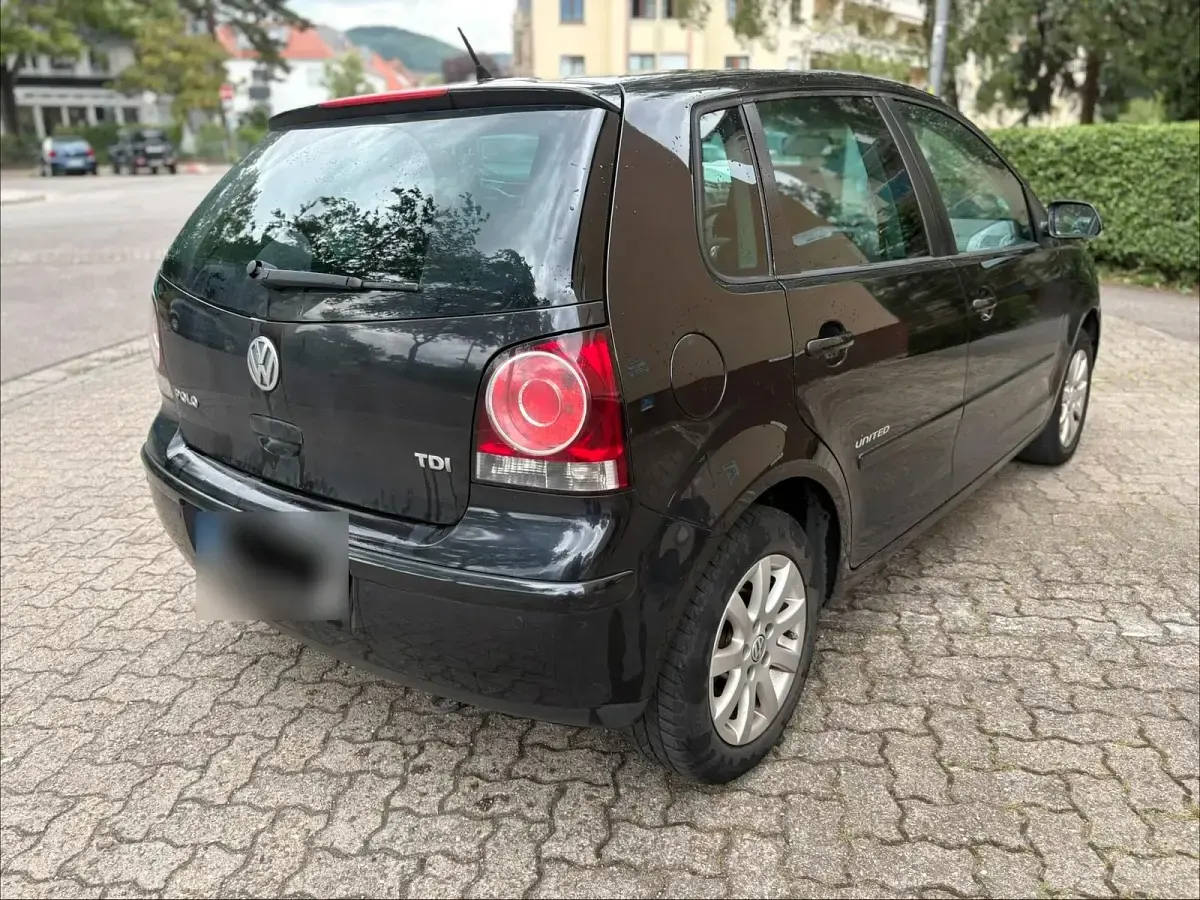 Gebraucht VW Polo 80 PS (58 kW) 2007 Schwarz Kleinwagen