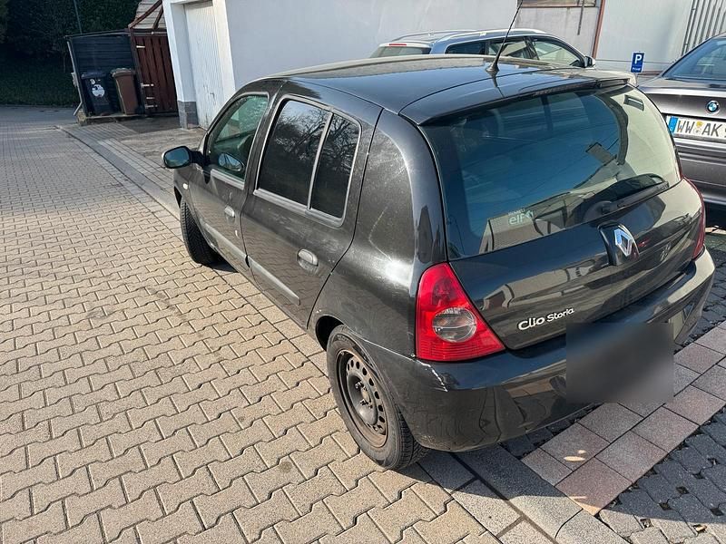 Gebraucht Renault Clio II 60 PS (44 kW) 2007 Schwarz Kleinwagen