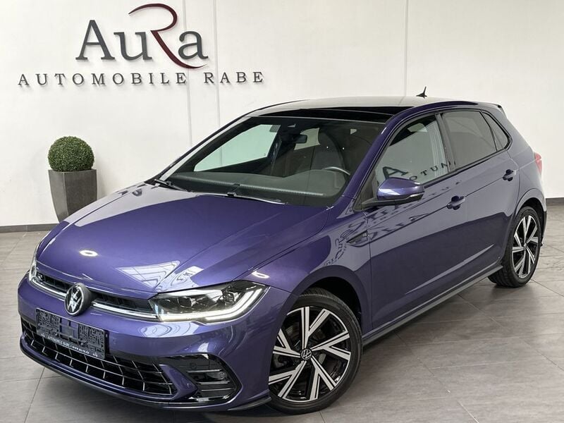 Vibrant violet Gebraucht 2021 VW Polo R-line Limousine | 22.749 € (Fairer Preis) - Bild 1/4