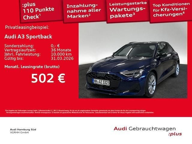Gebraucht Audi A3 Ambiente 150 PS (110 kW) 2025 Navarrablau metallic Limousine