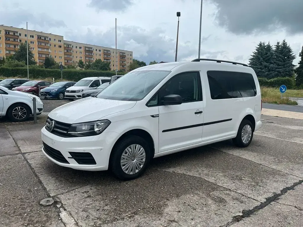 Gebraucht VW Caddy Maxi 102 PS (75 kW) 2020 Weiß Van / Kleinbus