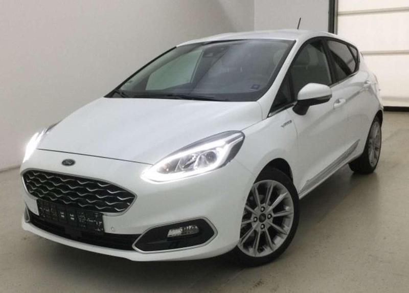 Frozen white Gebraucht 2020 Ford Fiesta Vignale Kleinwagen | 14.985 € (Fairer Preis) - Bild 1/4