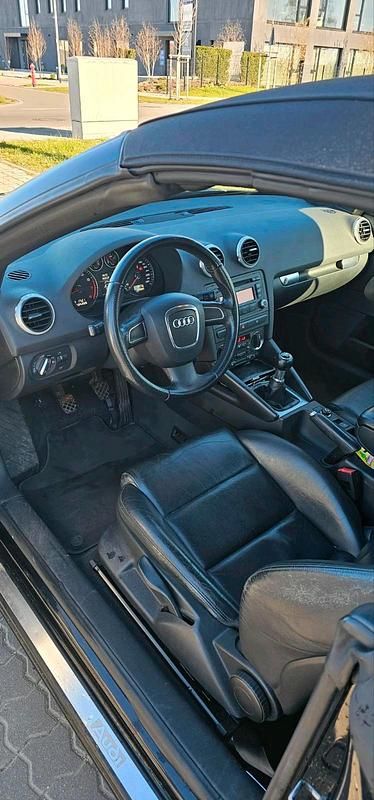 Gebraucht Audi A3 Cabriolet 140 PS (102 kW) 2008 Schwarz Cabrio