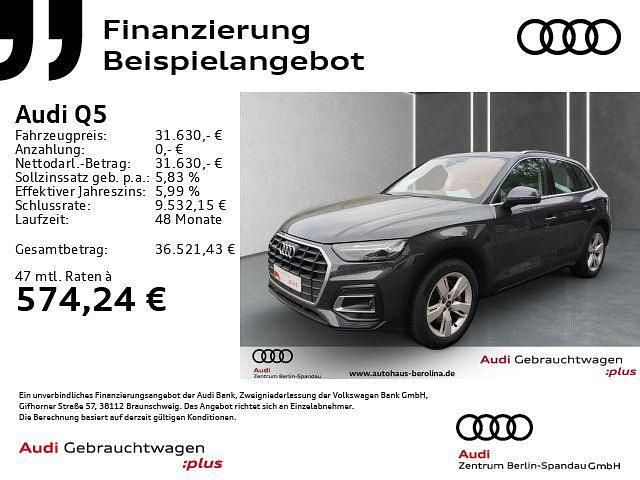 Grau Gebraucht 2021 Audi Q5 Ambiente SUV | 31.630 € (Fairer Preis) - Bild 1/4