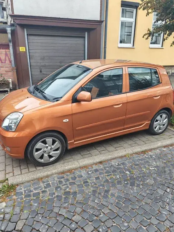 Gebraucht Kia Picanto EX 65 PS (47 kW) 2007 Orange Kleinwagen