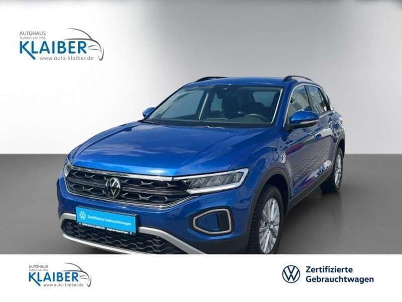 Ravennablau Gebraucht 2023 VW T-Roc Life SUV | 26.990 € (Guter Preis) - Bild 1/4