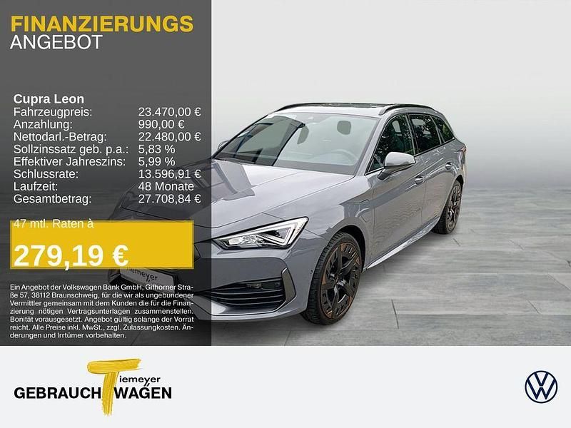 Grau Gebraucht 2021 Cupra Leon VZ Kombi | 23.470 € (Fairer Preis) - Bild 1/4
