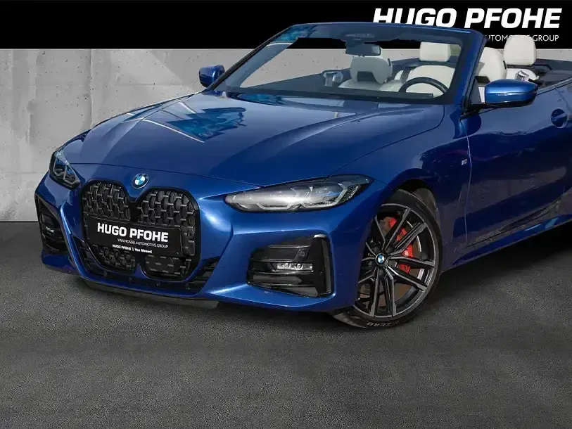 Gebraucht BMW 420 Cabriolet M Sport 190 PS (139 kW) 2023 Portimao blau metallic Cabrio