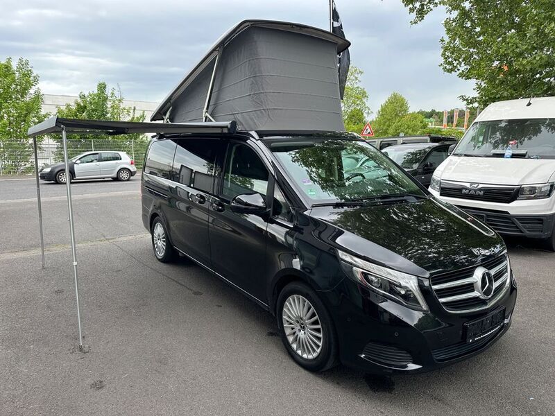 Schwarz Gebraucht 2019 Mercedes V250 Marco Polo Van / Kleinbus | 43.500 € (Superpreis) - Bild 1/4