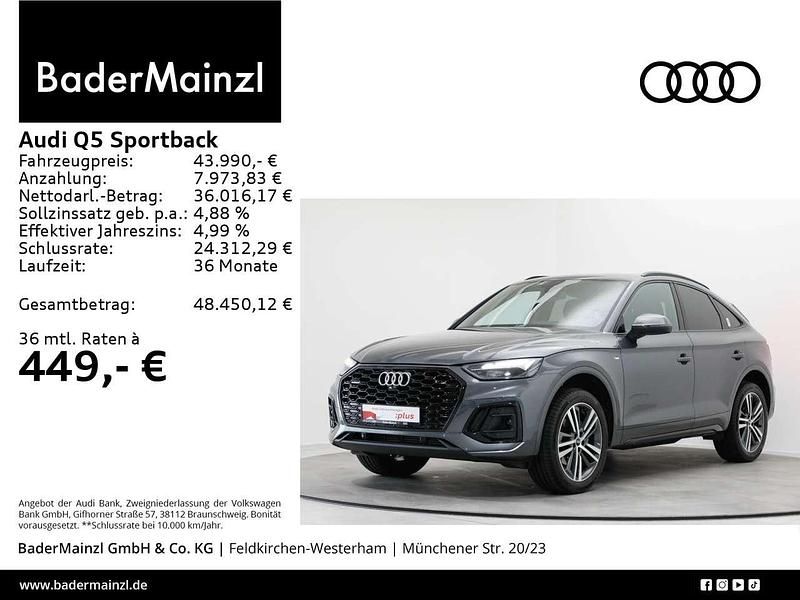 Daytonagrau perleffekt Gebraucht 2023 Audi Q5 S-Line SUV | 43.520 € (Guter Preis) - Bild 1/3