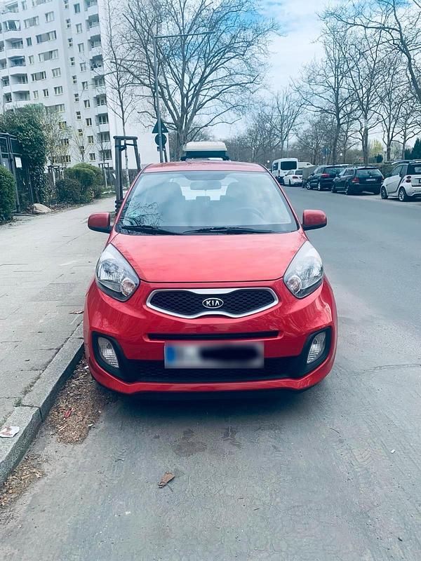 Gebraucht Kia Picanto 69 PS (50 kW) 2012 Rot Kleinwagen