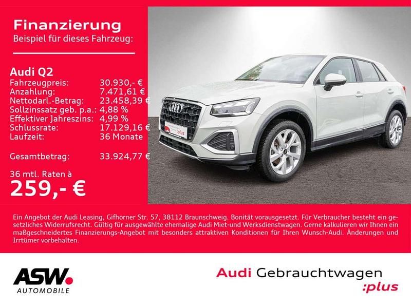 Tausilber metallic Gebraucht 2024 Audi Q2 Advanced Plus SUV | 30.930 € (Teuer) - Bild 1/4