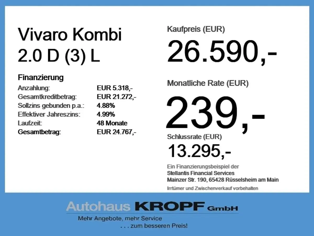 Gebraucht Opel Vivaro 144 PS (105 kW) 2021 Grau Van / Kleinbus