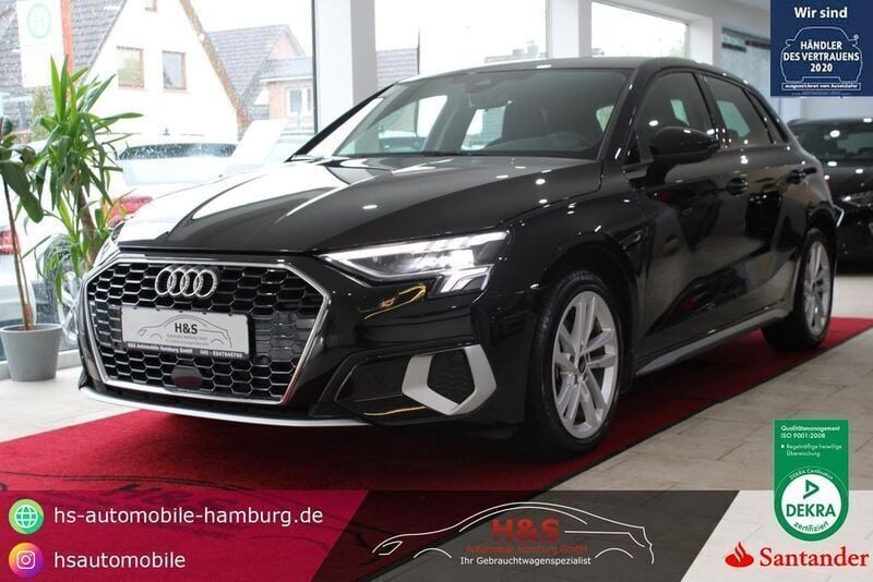 Schwarz Gebraucht 2023 Audi A3 Sport Limousine | 26.900 € (Guter Preis) - Bild 1/4