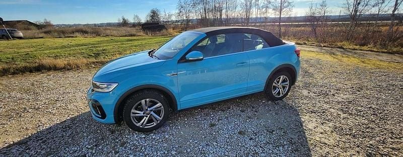 Gebraucht VW T-Roc Cabriolet R-line 150 PS (110 kW) 2024 Blau Cabrio