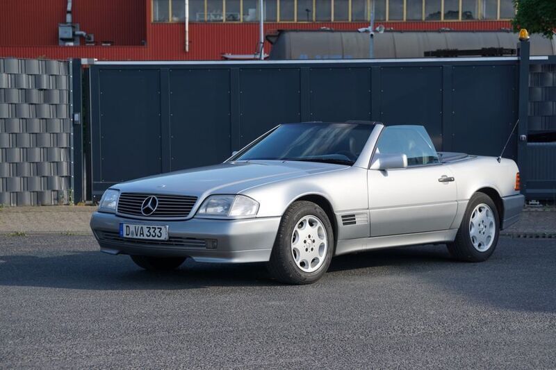 Silber Gebraucht 1994 Mercedes SL280 Cabrio | 10.000 € - Bild 1/4