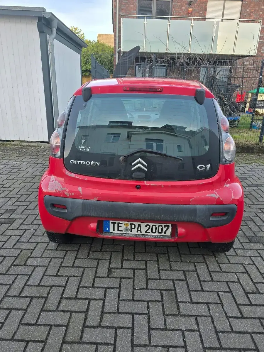 Gebraucht Citroën C1 68 PS (50 kW) 2008 Rot Kleinwagen
