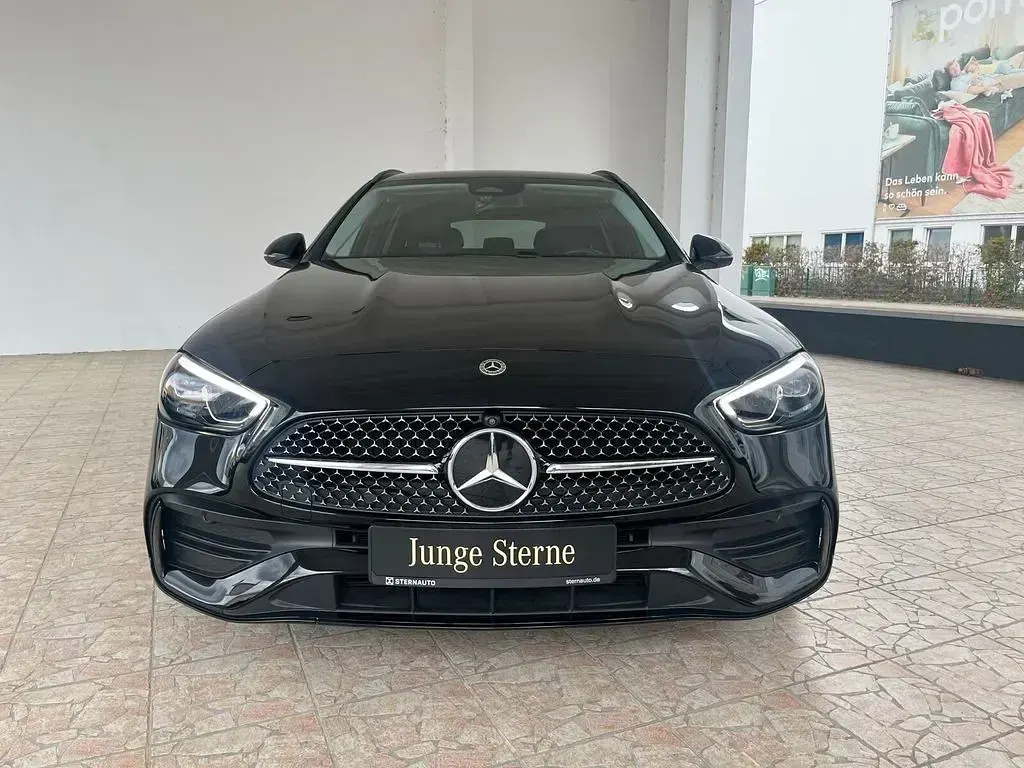 Gebraucht Mercedes C220 AMG line 197 PS (144 kW) 2025 Unilack schwarz Limousine