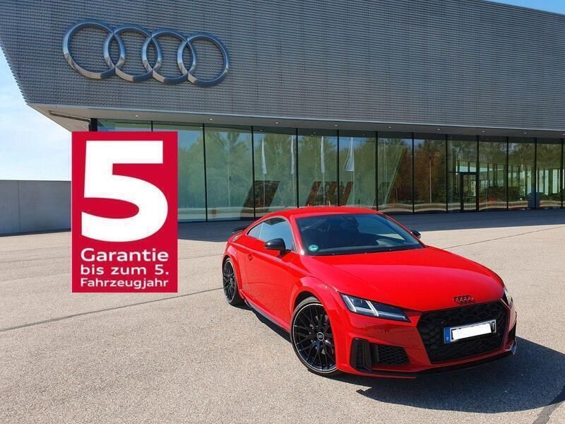 Rot Gebraucht 2022 Audi TTS Competition Coupé | 43.499 € (Superpreis) - Bild 1/4