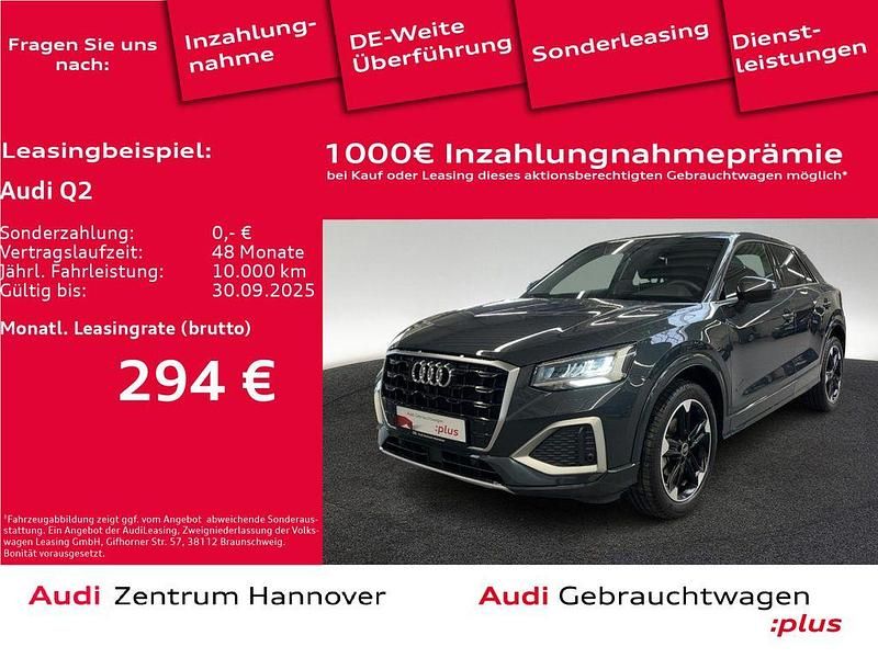 Manhattangrau metallic Gebraucht 2024 Audi Q2 Advanced Plus SUV | 28.990 € (Etwas zu teuer) - Bild 1/4