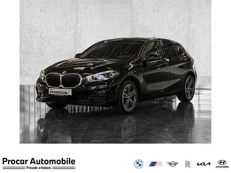 Schwarz Gebraucht 2022 BMW 118 Sport Line Kleinwagen | 25.250 € (Fairer Preis) - Bild 1/4