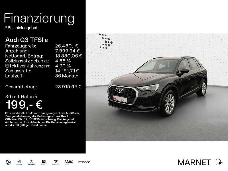 Mythosschwarz metallic Gebraucht 2022 Audi Q3 SUV | 26.480 € (Superpreis) - Bild 1/4